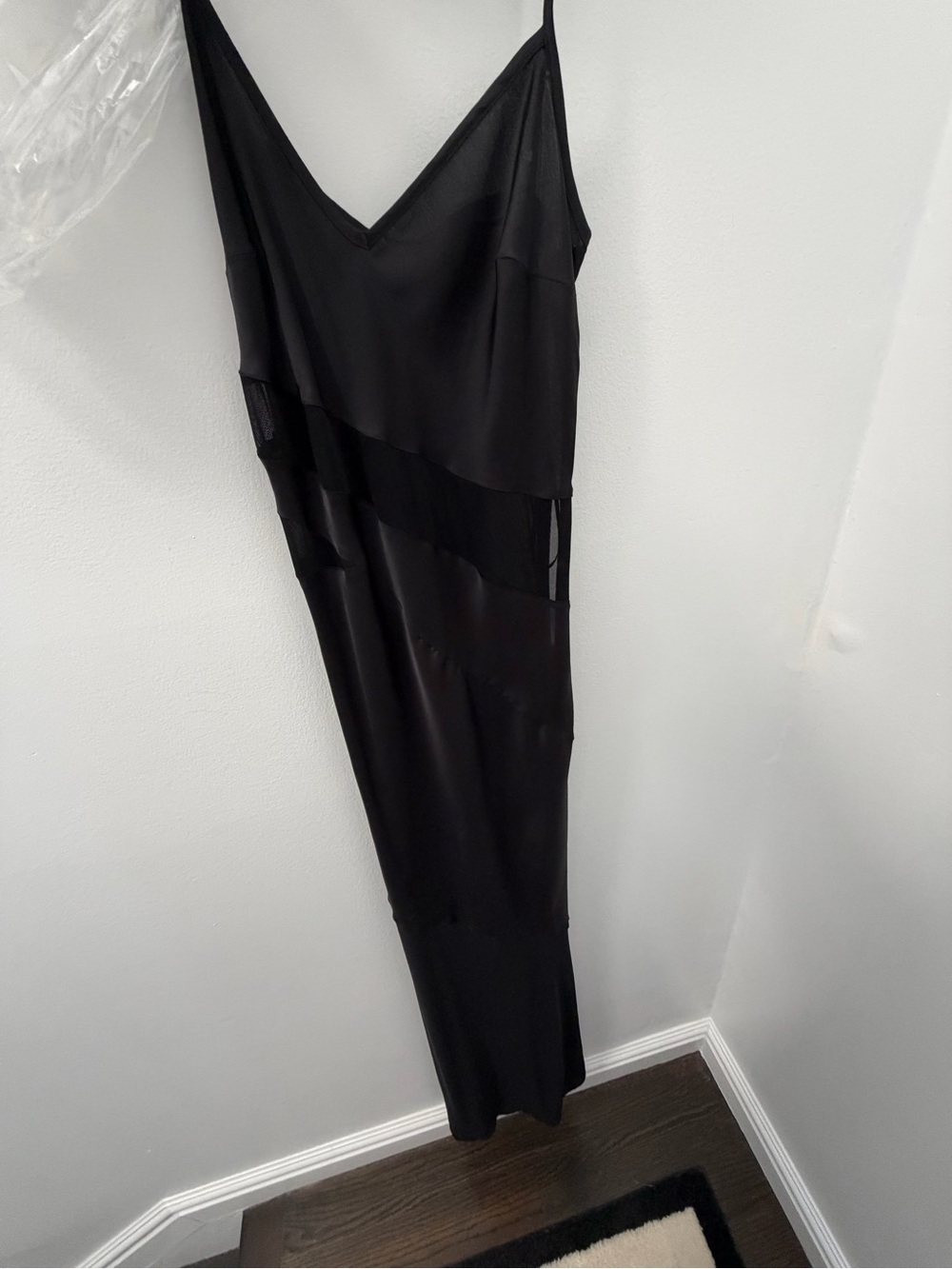 NEW French Connection Inu Satin & Mesh Slipdress - Picture 5 of 10